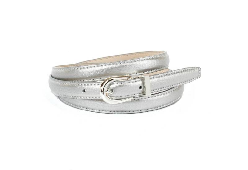 Anthoni Crown Ledergürtel in schmaler Form, glänzende Oberfläche von Anthoni Crown