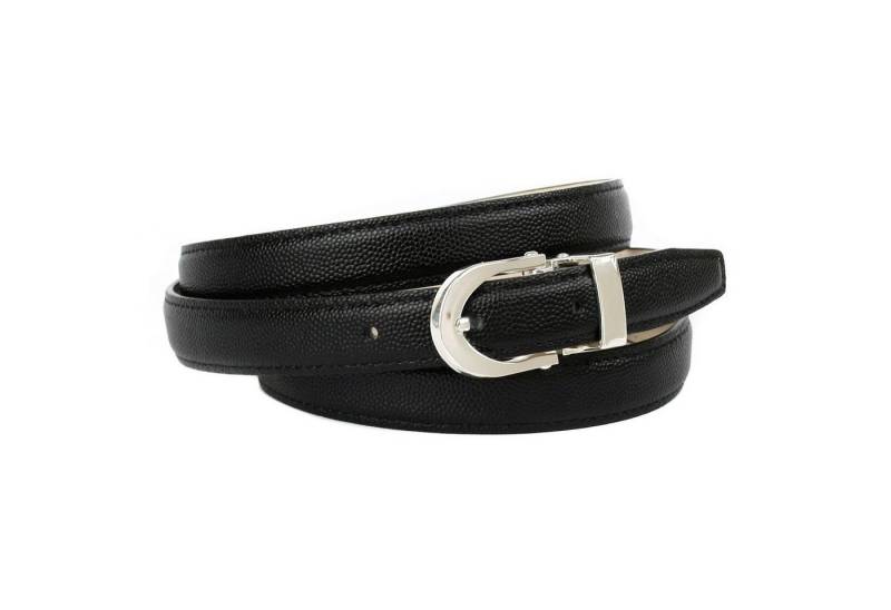 Anthoni Crown Ledergürtel in schmaler Form, strukturierte Oberfläche von Anthoni Crown