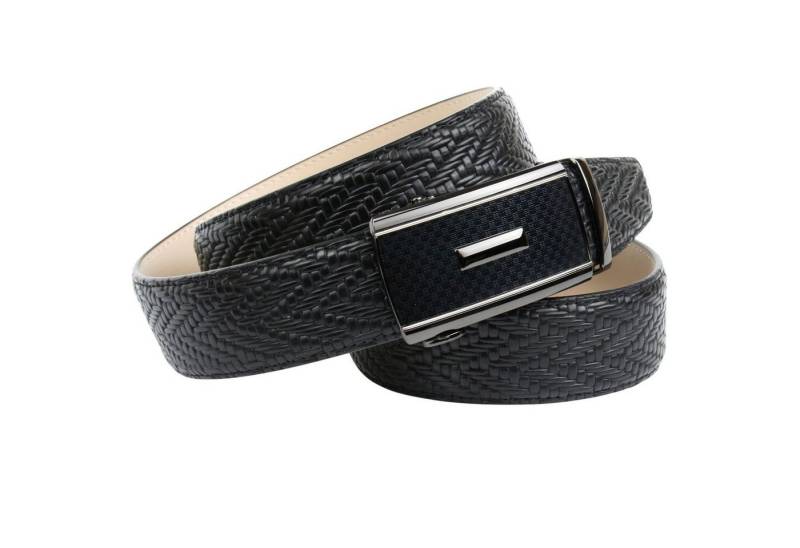 Anthoni Crown Ledergürtel mit Flechtprägung von Anthoni Crown