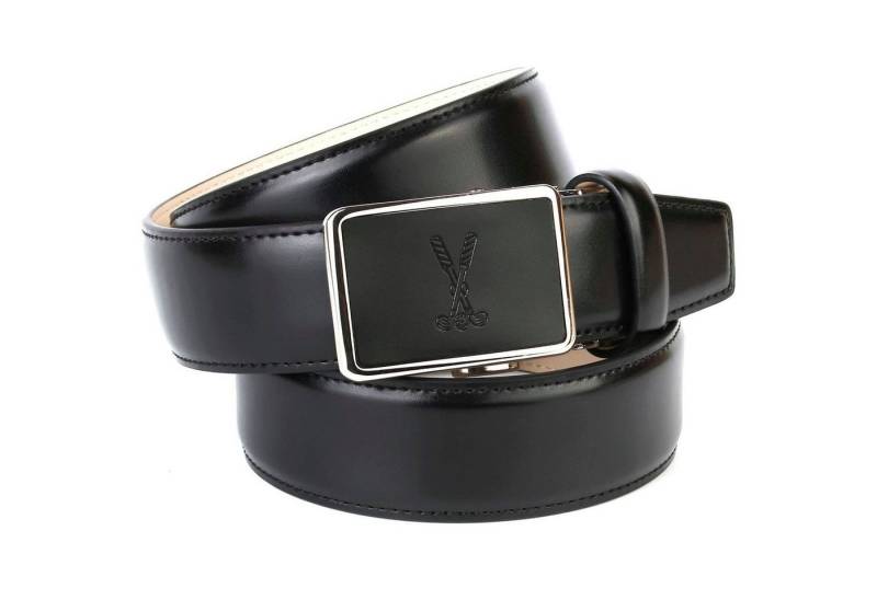 Anthoni Crown Ledergürtel mit Golf-Prägung von Anthoni Crown