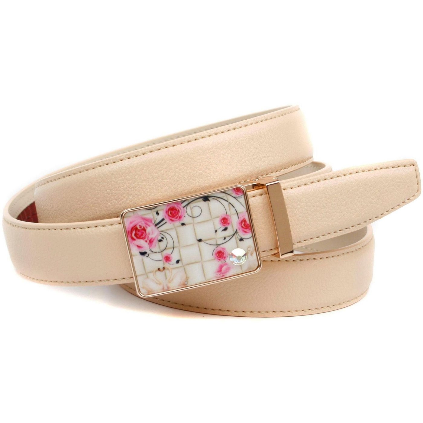 Anthoni Crown Ledergürtel mit Sommerfeeling von Anthoni Crown