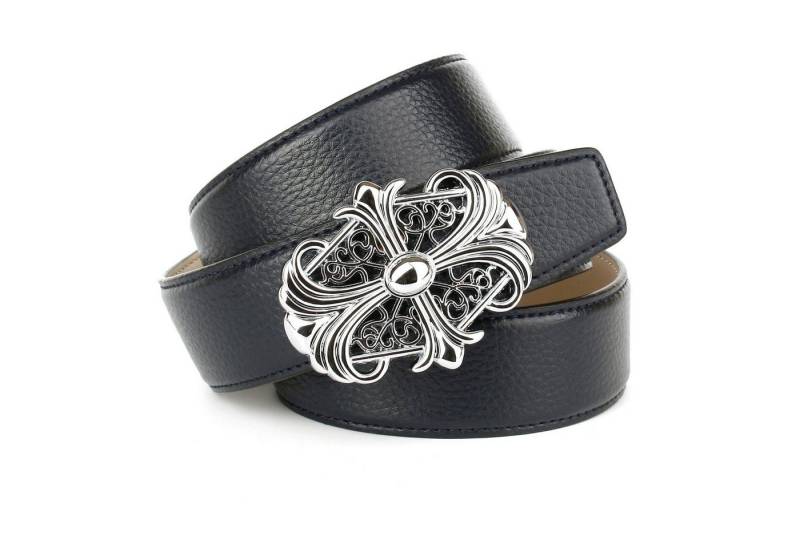 Anthoni Crown Ledergürtel mit eleganter Motiv-Schließe von Anthoni Crown