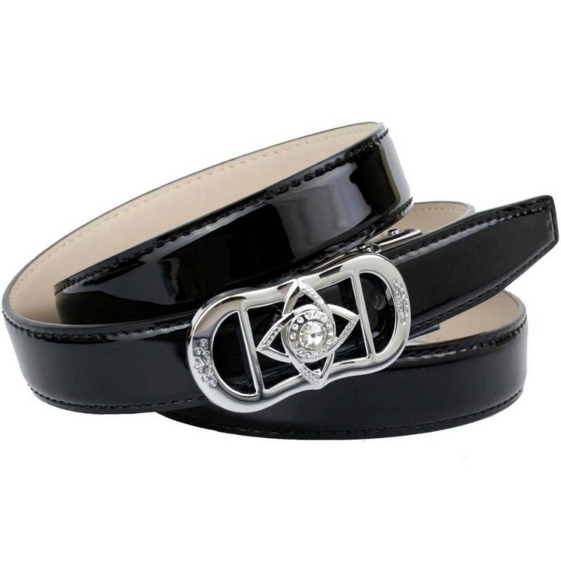 Anthoni Crown Ledergürtel mit exklusiver Koppelschließe, bombiert von Anthoni Crown