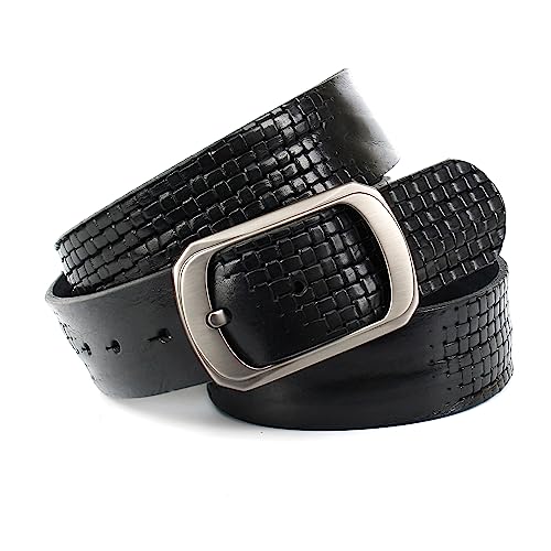 Anthoni Crown Unisex Damengürtel Gürtel, schwarz, 90 von Anthoni Crown