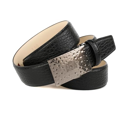 Anthoni Crown Unisex Ledergürtel Gürtel, Schwarz, 110 Anthoni Crown Unisex Ledergürtel Gürtel, Schwarz, 110 von Anthoni Crown