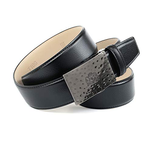 Anthoni Crown Unisex Ledergürtel Gürtel, Schwarz, 85 von Anthoni Crown