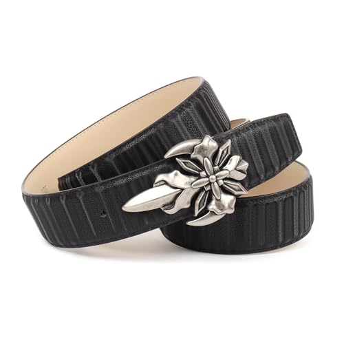 Anthoni Crown Unisex Ledergürtel Gürtel, Schwarz, 90 Anthoni Crown Unisex Ledergürtel Gürtel, Schwarz, 90 von Anthoni Crown
