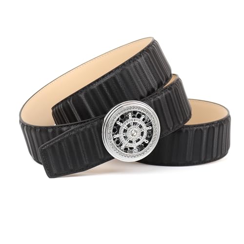 Anthoni Crown Unisex Ledergürtel Gürtel, Schwarz, 90 Anthoni Crown Unisex Ledergürtel Gürtel, Schwarz, 90 von Anthoni Crown