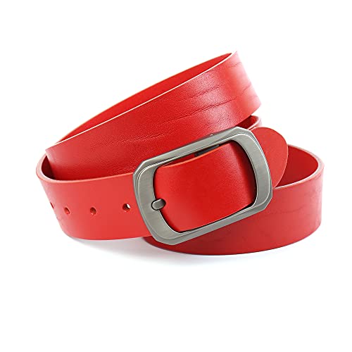 Anthoni Crown Unisex RO1J160-90 Gürtel, Rot, 90 von Anthoni Crown