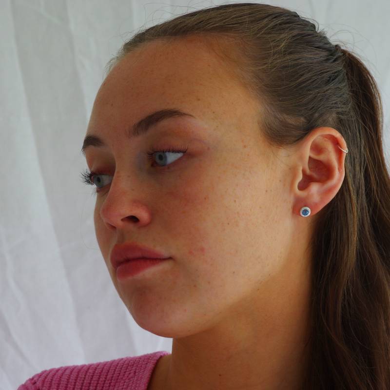 Blautopas Ohrringe von AnthonyBlakeney