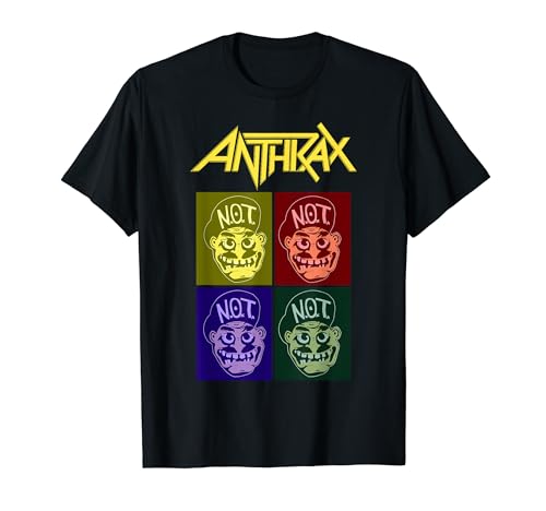 Anthrax - Amazon Exclusive Not Man Pop Art T-Shirt Anthrax - Amazon Exclusive Not Man Pop Art T-Shirt von Anthrax Official