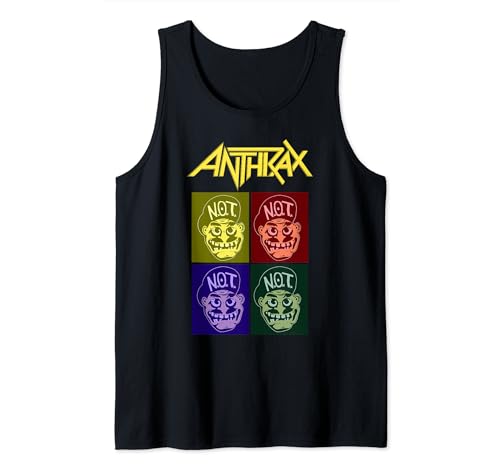 Anthrax - Amazon Exclusive Not Man Pop Art Tank Top Anthrax - Amazon Exclusive Not Man Pop Art Tank Top von Anthrax Official