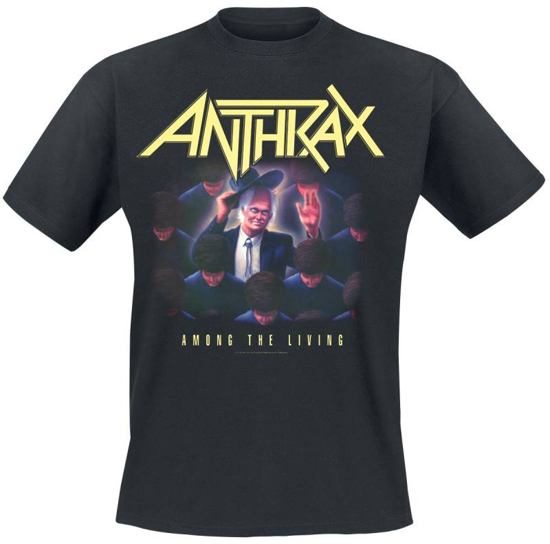 Anthrax Among The Living T-Shirt schwarz in XXL von Anthrax