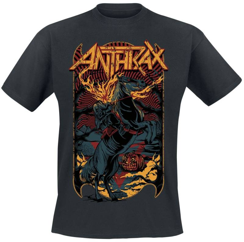 Anthrax Headless Horseman T-Shirt schwarz in XXL von Anthrax
