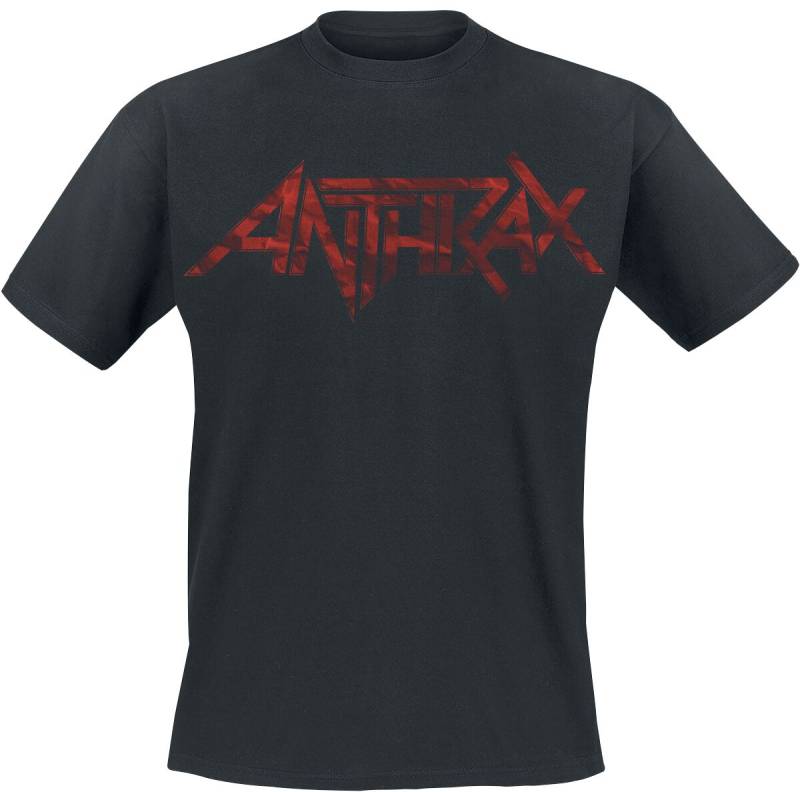 Anthrax Large Logo T-Shirt schwarz in L von Anthrax