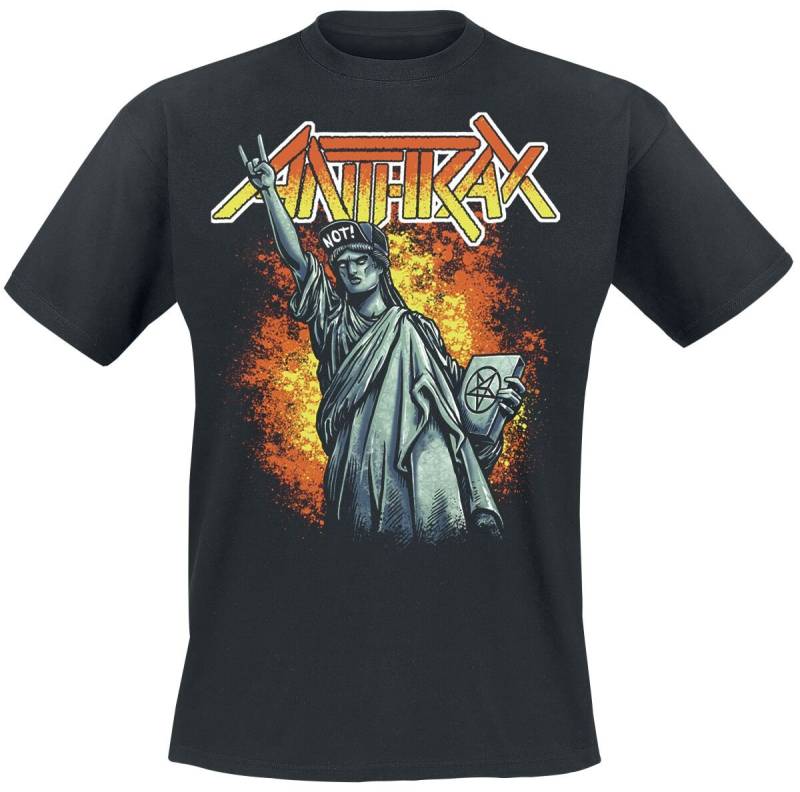 Anthrax Not Statue T-Shirt schwarz in S von Anthrax