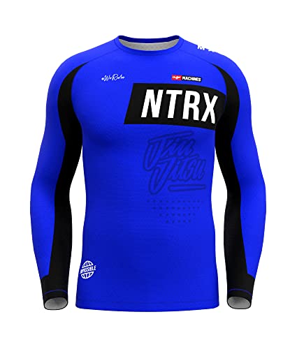 Anthrax Rashguard BJJ Warrior - Rangierte Farbvorlage für Brazilian Jiu Jitsu - Funktionsshirt Herren Langarm Haltbarkeit - Dry-Fit Funktion von Anthrax