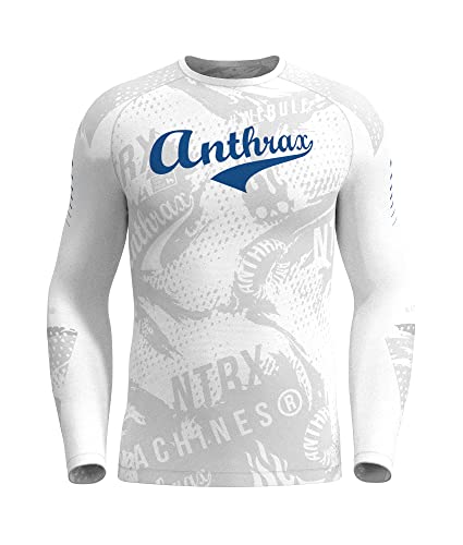 Anthrax Rashguard - Funktionsshirt Herren Langarm Fury Reihe - BJJ und MMA Shirt - Dry Fit Funktion - Leichtes und Luftdurchlässiges Material - Verschiedene Designs - Schutz vor Reibungen von Anthrax