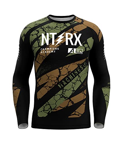 Anthrax Rashguard True Speed - Funktionsshirt Herren Langarm - Dry-Fit Funktion - Leichtes und Luftdurchlässiges Material – Vielfältige Designs – Crossfit - Ausdauer - Fitness von Anthrax