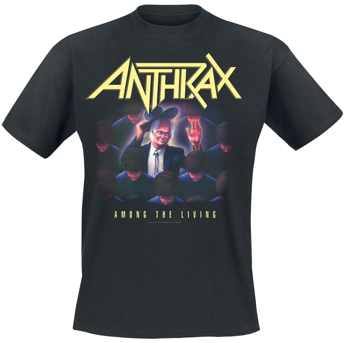 Anthrax T-Shirt - Among The Living - S bis XXL - für Männer - Größe M - schwarz  - Lizenziertes Merchandise! von Anthrax