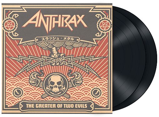 Anthrax The greater of two evils LP multicolor von Anthrax