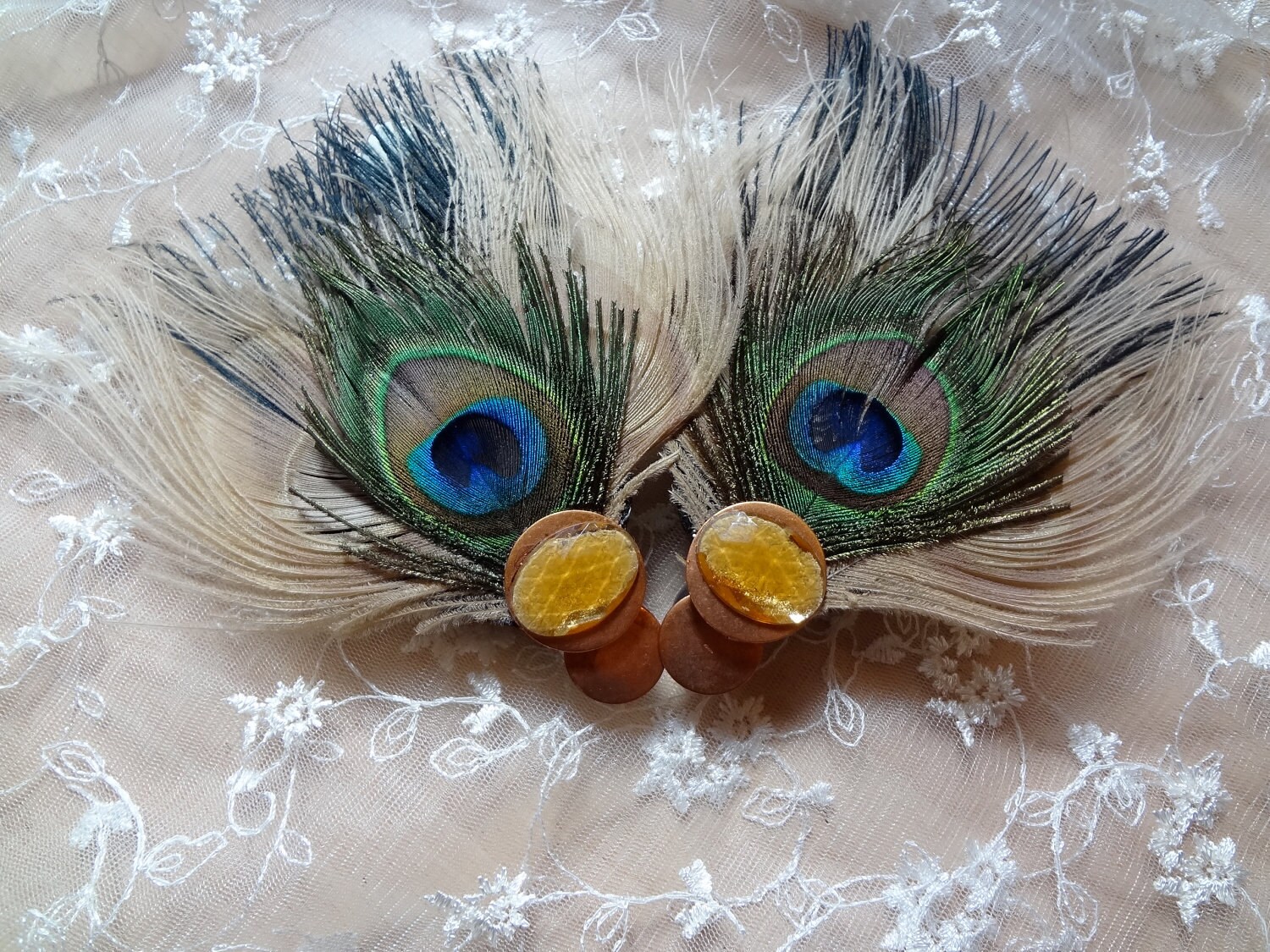 Zehn Augen Träumen Von Bernstein - Set Aus 2 Haarspangen Zehn Augen Träumen Von Bernstein - Set Aus 2 Haarspangen von AnthropeWear