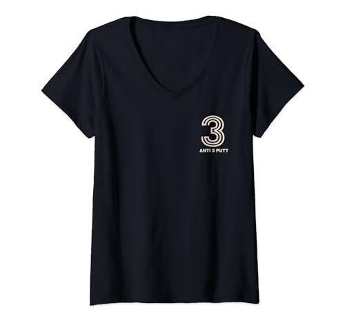 Damen Anti-3-Putt T-Shirt mit V-Ausschnitt Damen Anti-3-Putt T-Shirt mit V-Ausschnitt von Anti 3 Putt