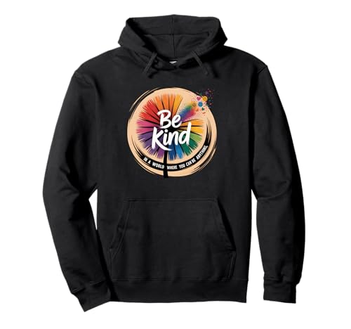Unity Day Kindness Day Zitat Be Kind Pusteblume Damen Herren Kind Pullover Hoodie von Anti Bullying Week Month Orange Kindness Women