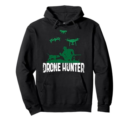 Drone Hunting Season Drone Hunter Männer Pullover Hoodie von Anti Drone Flying Drone Hunter Designs