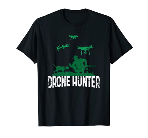 Drone Hunting Season Drone Hunter Männer T-Shirt Drone Hunting Season Drone Hunter Männer T-Shirt von Anti Drone Flying Drone Hunter Designs