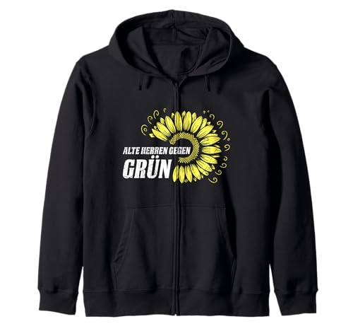 ALTE HERREN OPAS GEGEN GRÜN Lustiges Aktivisten Kapuzenjacke von Anti Grüne Shirt Grün nein Danke Anti Klimakleber