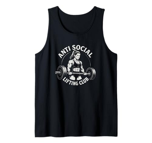 Ati Social Lifting Club Powerlifting für Frauen Tank Top Ati Social Lifting Club Powerlifting für Frauen Tank Top von Anti Social Powerlifting Apparel