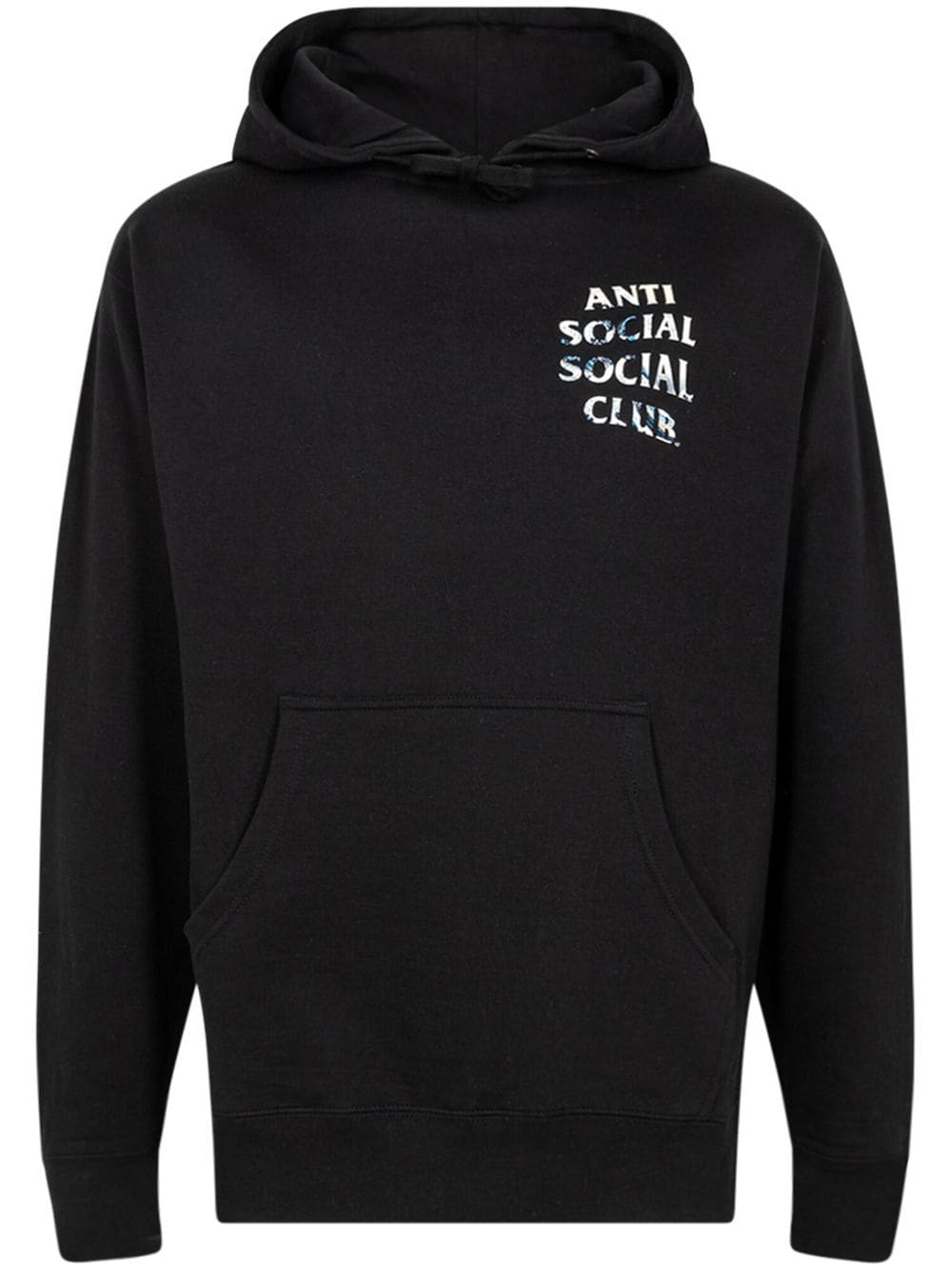 Anti Social Social Club Hoodie mit Logo-Print - Schwarz von Anti Social Social Club