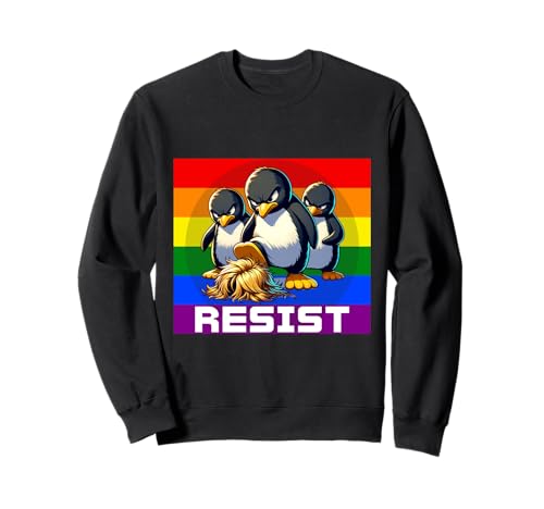 Funny Resist Tariffs Protest Groovy Men Women 4. Juli Sweatshirt von Anti-Trump Political Humor Clothing Gifts Store