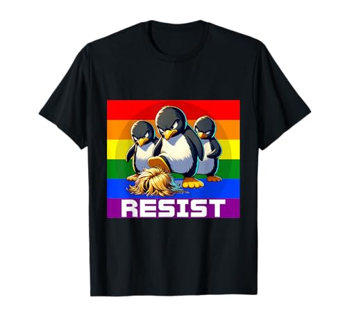 Funny Resist Tariffs Protest Groovy Men Women 4. Juli T-Shirt von Anti-Trump Political Humor Clothing Gifts Store