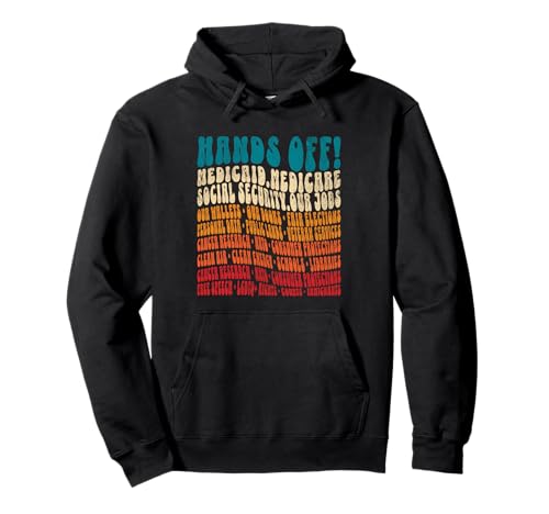 Hände weg von Protest Fight Resist Protect Männer Frauen Pullover Hoodie von Anti-Trump Political Humor Clothing Gifts Store