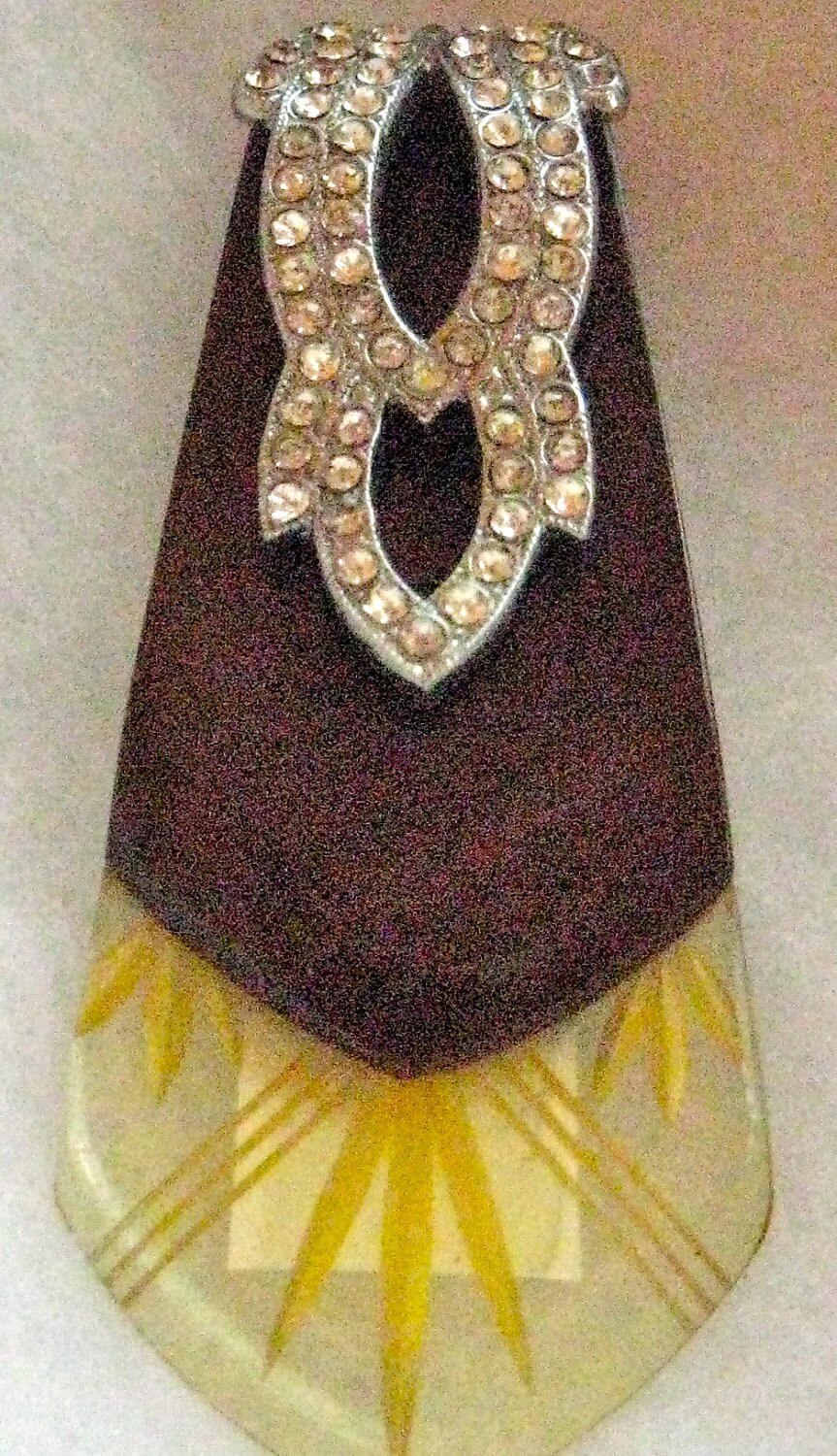 Bakelit Clip 1930Er Era Like New Für Haare, Mützen, Lapels von AntiguaNM