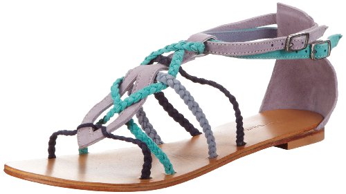 Antik Batik Damen KAZOU Sandalen, Blau (Blue) von Antik Batik