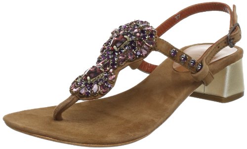 Antik Batik Damen MERRYL Knöchelriemchen, Rot (Rust) von Antik Batik