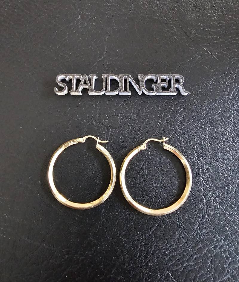 14K Gold Ohrringe Creolen 14 Karat 585Er 14K Gold Ohrringe Creolen 14 Karat 585Er von AntikStaudinger