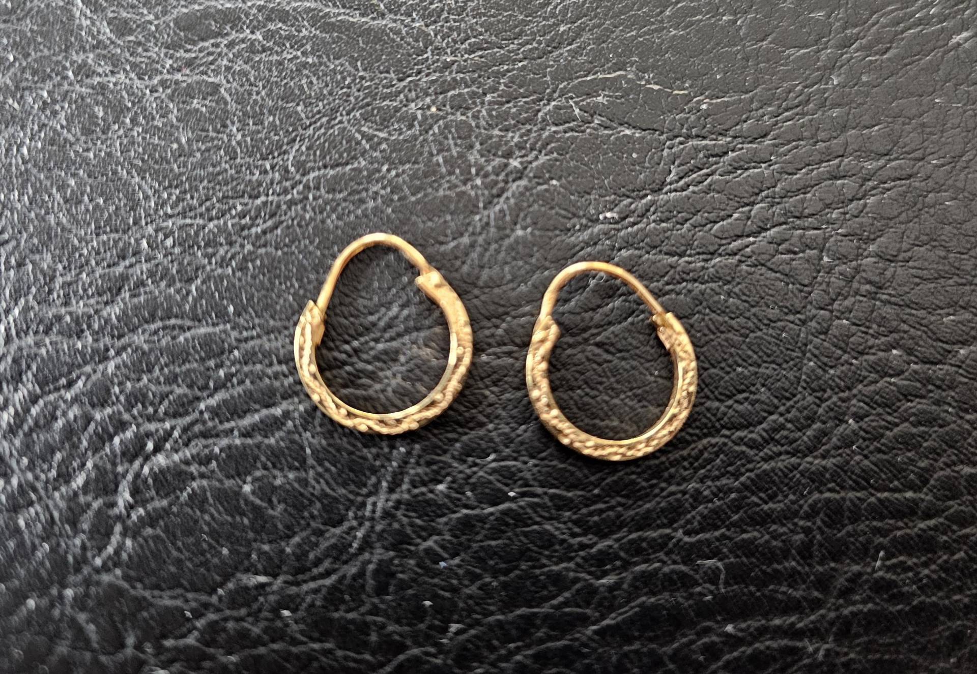 18K Gold Ohrringe Creolen 18 Karat 750Er 18K Gold Ohrringe Creolen 18 Karat 750Er von AntikStaudinger
