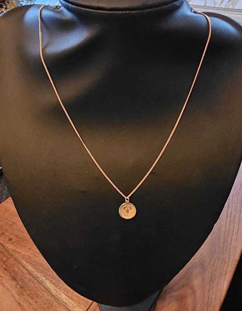 18K Goldkette Gelbgold 45 cm Anhänger Skorpion 3, 5 Gramm von AntikStaudinger