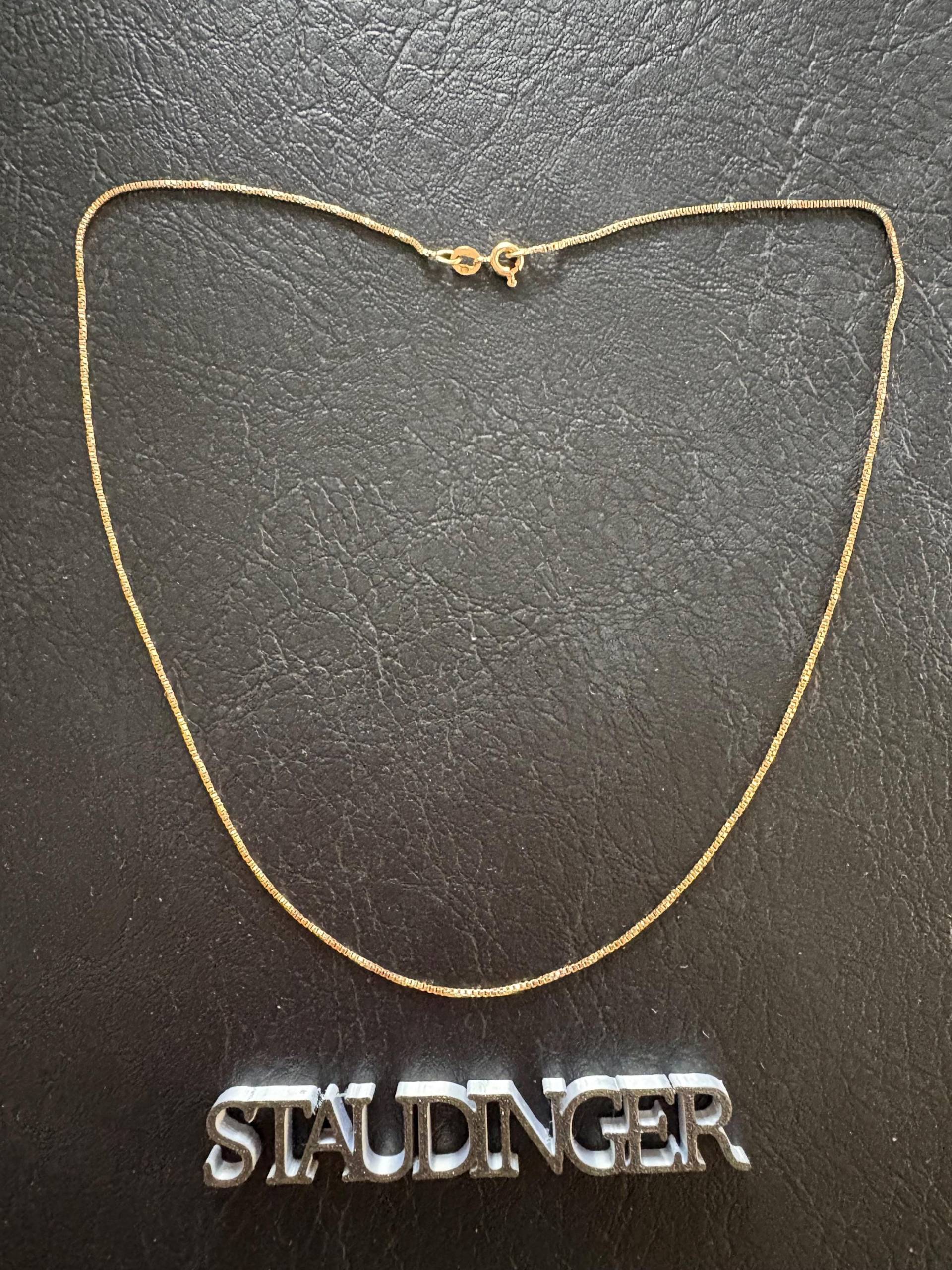 18K Goldkette Halskette 18 Karat 40 cm 2, 5 G 750Er Venezianerkette 18K Goldkette Halskette 18 Karat 40 cm 2, 5 G 750Er Venezianerkette von AntikStaudinger