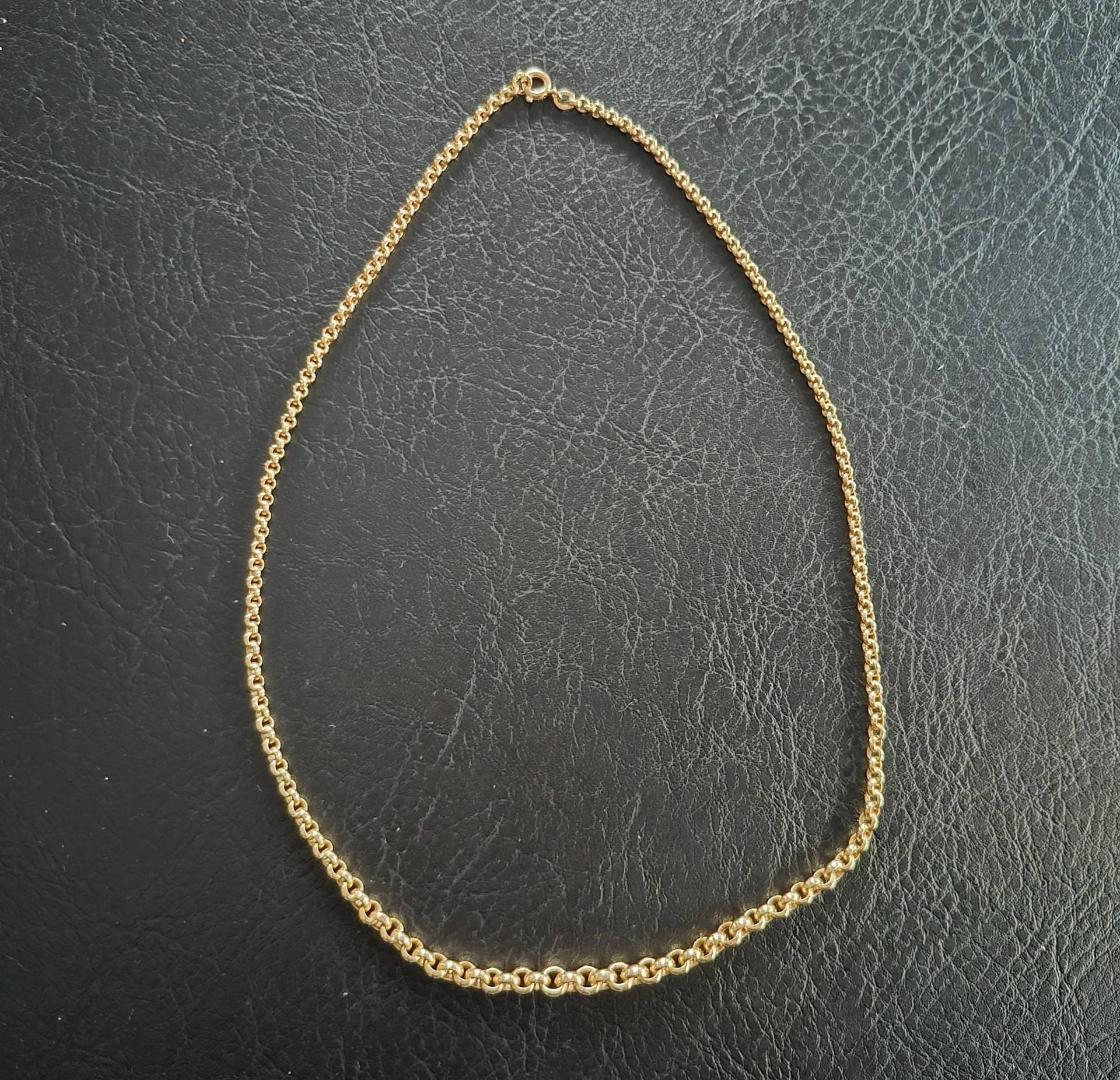 18K Goldkette Halskette 18 Karat 46 cm 7, 7 G 750Er 18K Goldkette Halskette 18 Karat 46 cm 7, 7 G 750Er von AntikStaudinger