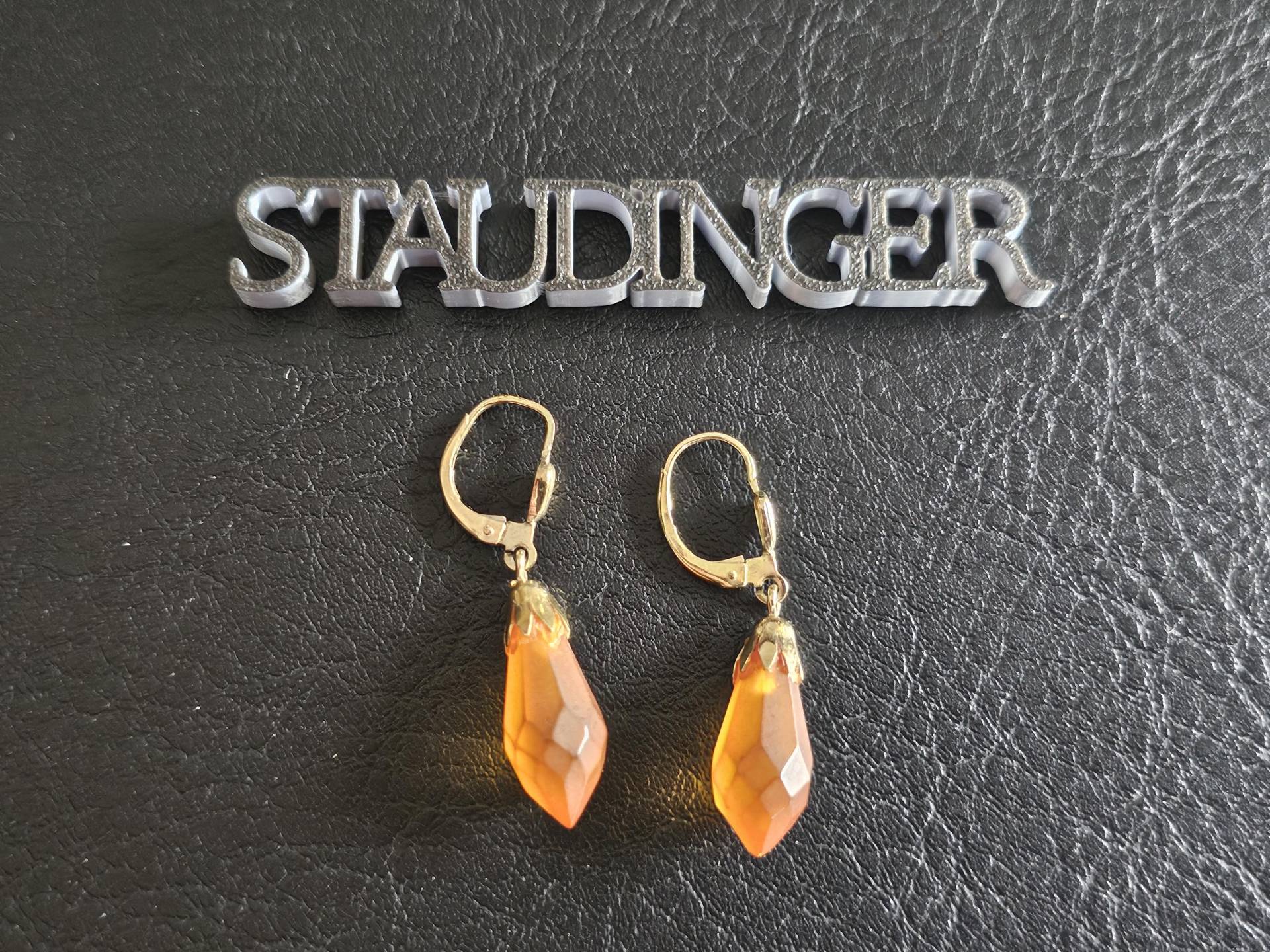 9 Karat Ohrhänger Ohrringe Paar 9 Karat Ohrhänger Ohrringe Paar von AntikStaudinger