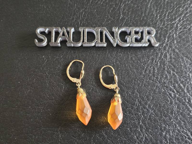 9 Karat Ohrhänger Ohrringe Paar 9 Karat Ohrhänger Ohrringe Paar von AntikStaudinger