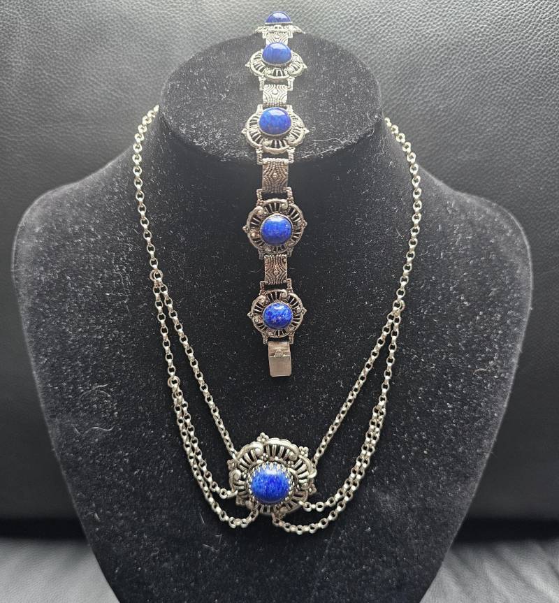 Modeschmuck Set Halskette Armband Vintage Modeschmuck Set Halskette Armband Vintage von AntikStaudinger