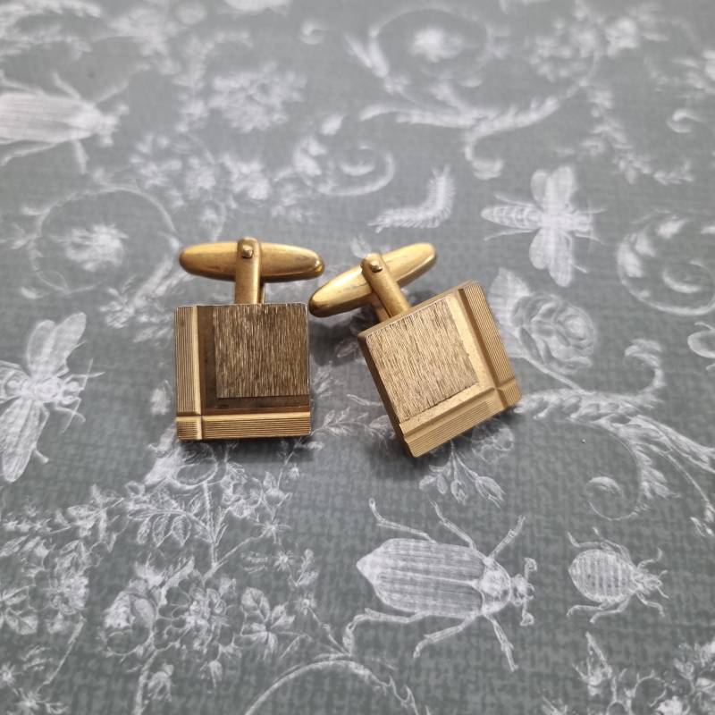 Alte Manschetten Knöpfe Aus W.germany Gold Vintage Geschenk von AntikStorys