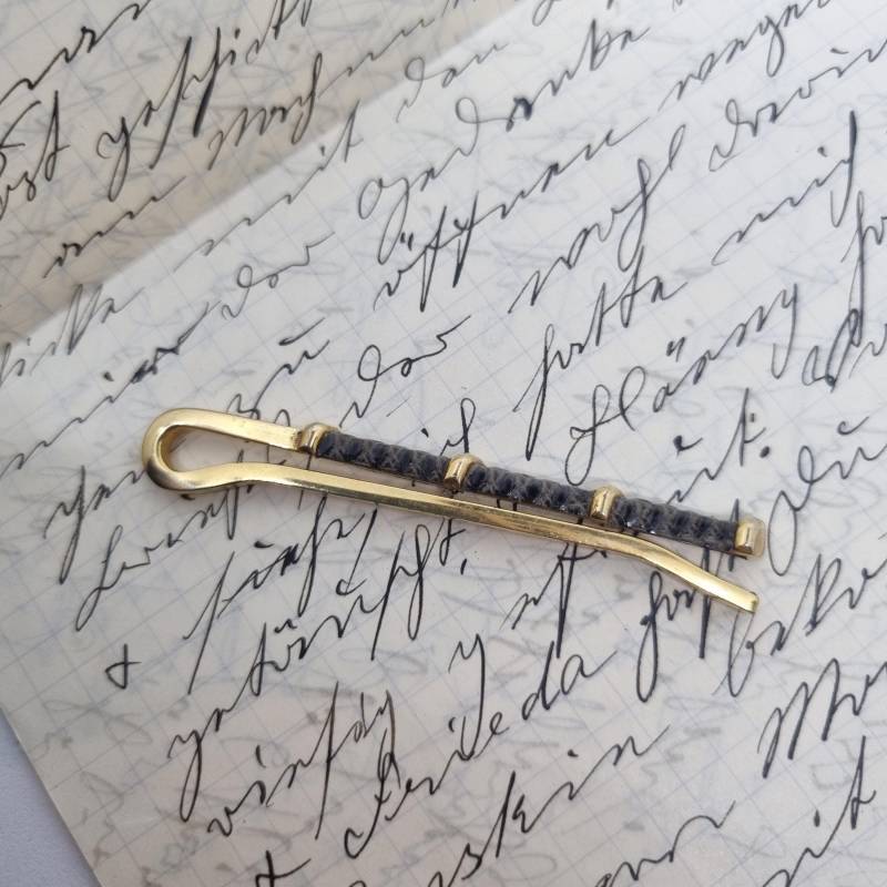 Einzigartige Antike Krawattennadel Schlangen Aus Den 50Ern Modeschmuck von AntikStorys