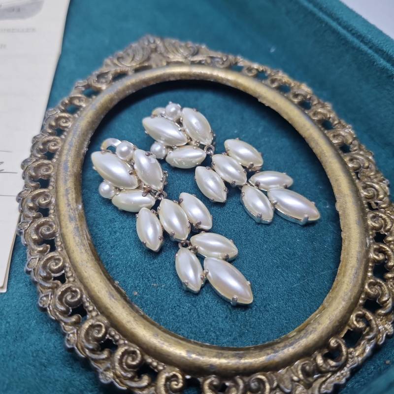 Vintage Ohrclips 50Er Jahre Runway Ohrringe/Made in West Germany Statement Clips von AntikStorys